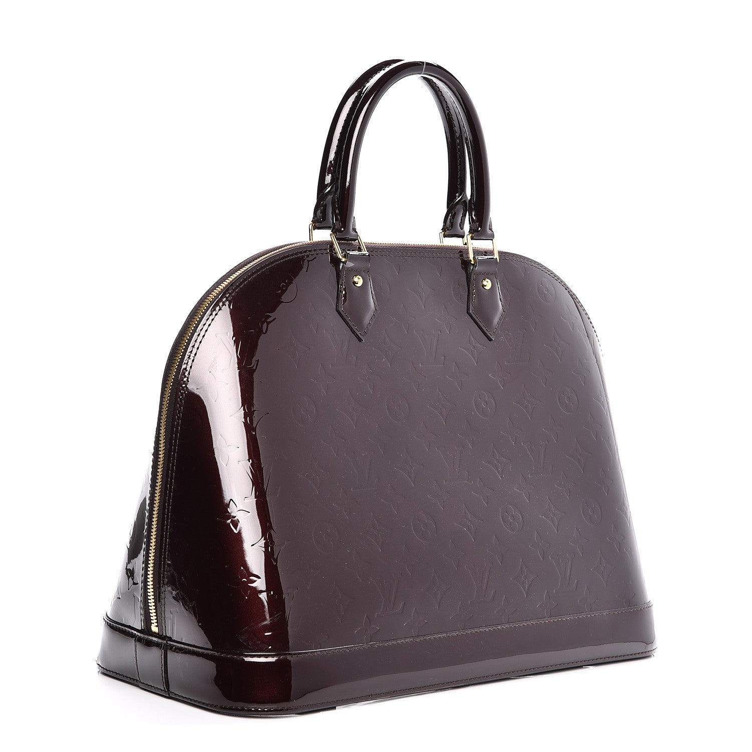 Louis Vuitton Vernis Alma GM Amarante 3 of 8