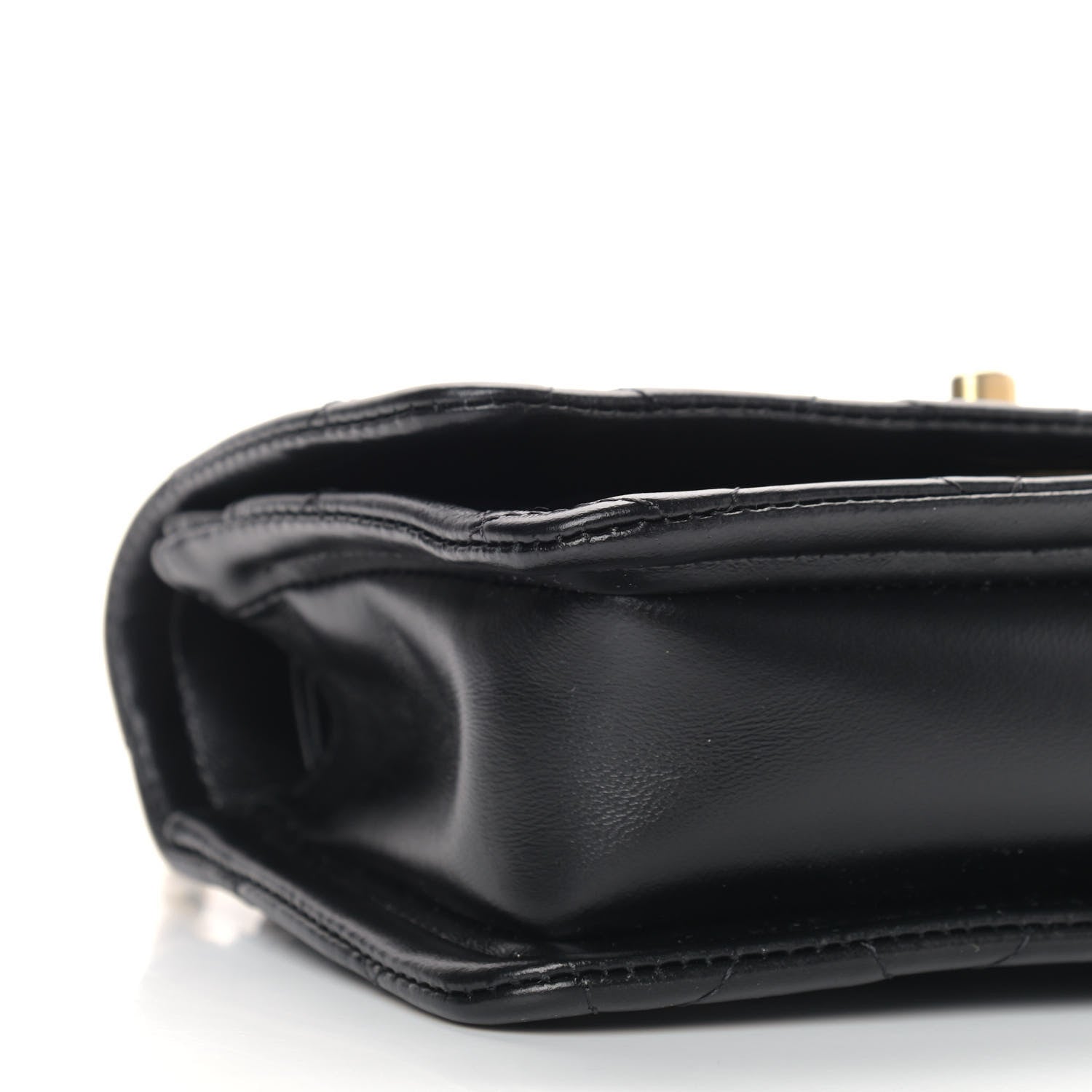 Chanel Shiny Lambskin Quilted Mini Flap Black 8 of 10