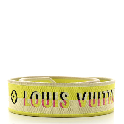 Louis Vuitton Jacquard Alma BB Shoulder Strap Yellow Citron 2 of 4