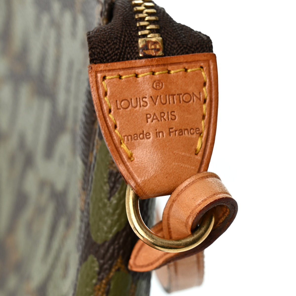 Monogram Graffiti Pochette Accessories Kaki