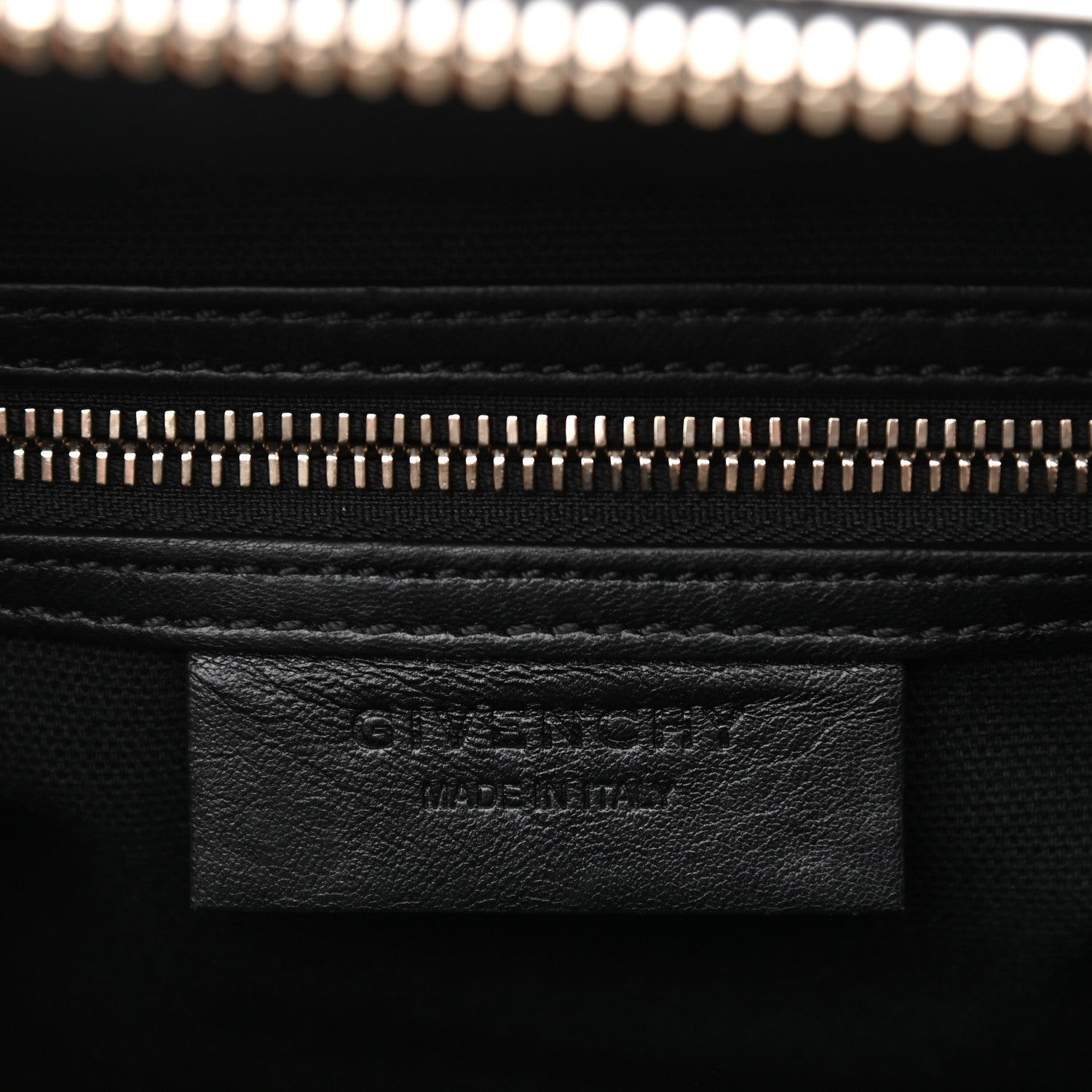 Givenchy Calfskin Crocodile Embossed Small Antigona Black 6 of 11