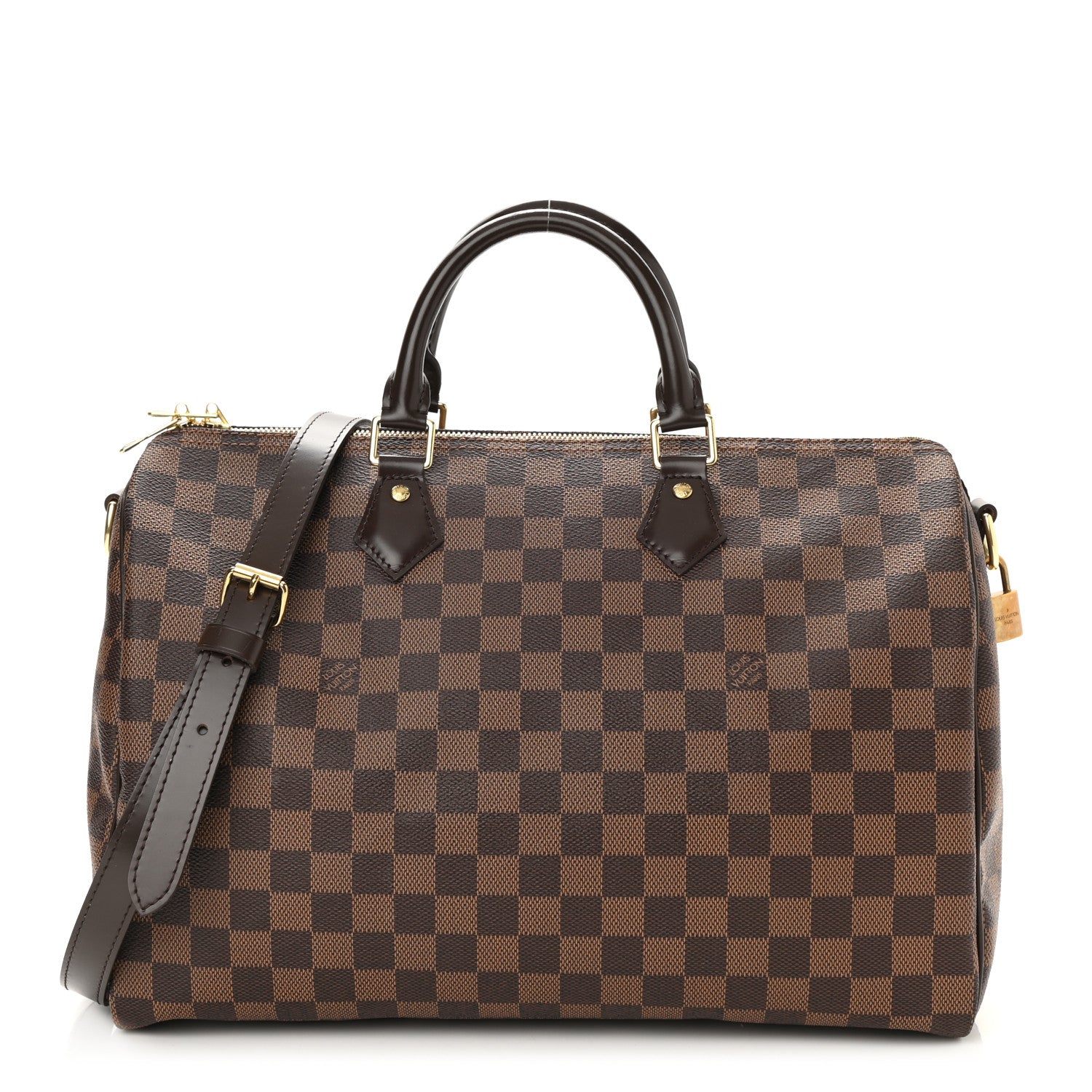 Louis Vuitton Damier Ebene Speedy Bandouliere 35 1 of 8