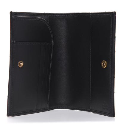 Gucci Calfskin Matelasse GG Marmont Passport Case Black 5 of 8