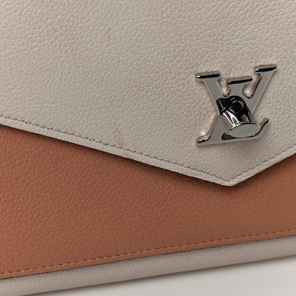 Louis Vuitton Soft Calfskin My Lockme Pochette Rose Silk Quartz 14 of 16