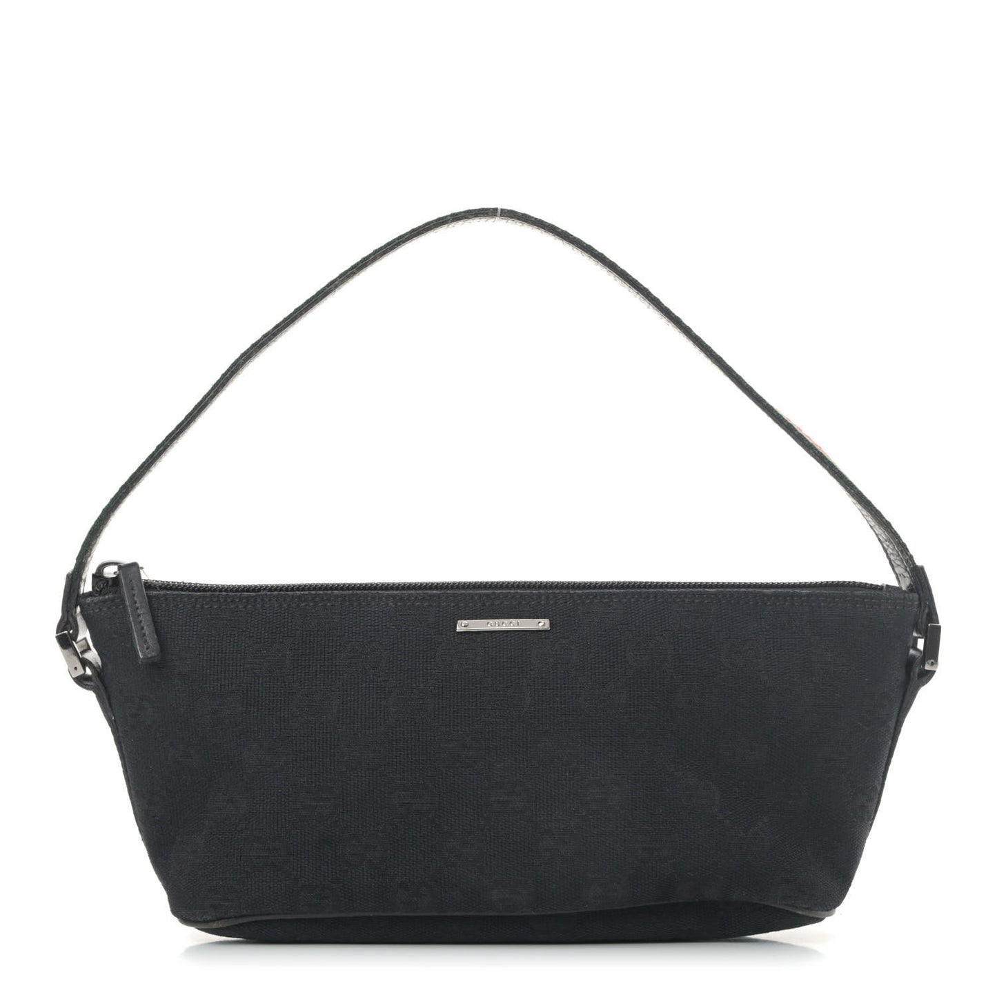Monogram Web Boat Pochette Black