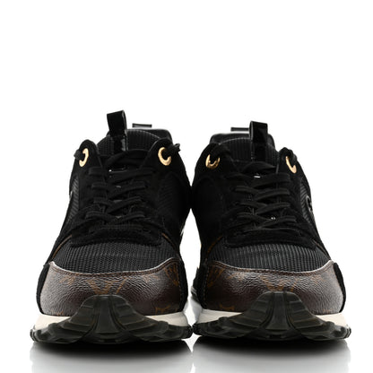 Louis Vuitton Suede Monogram Run Away Sneakers 36.5 Black 2 of 9