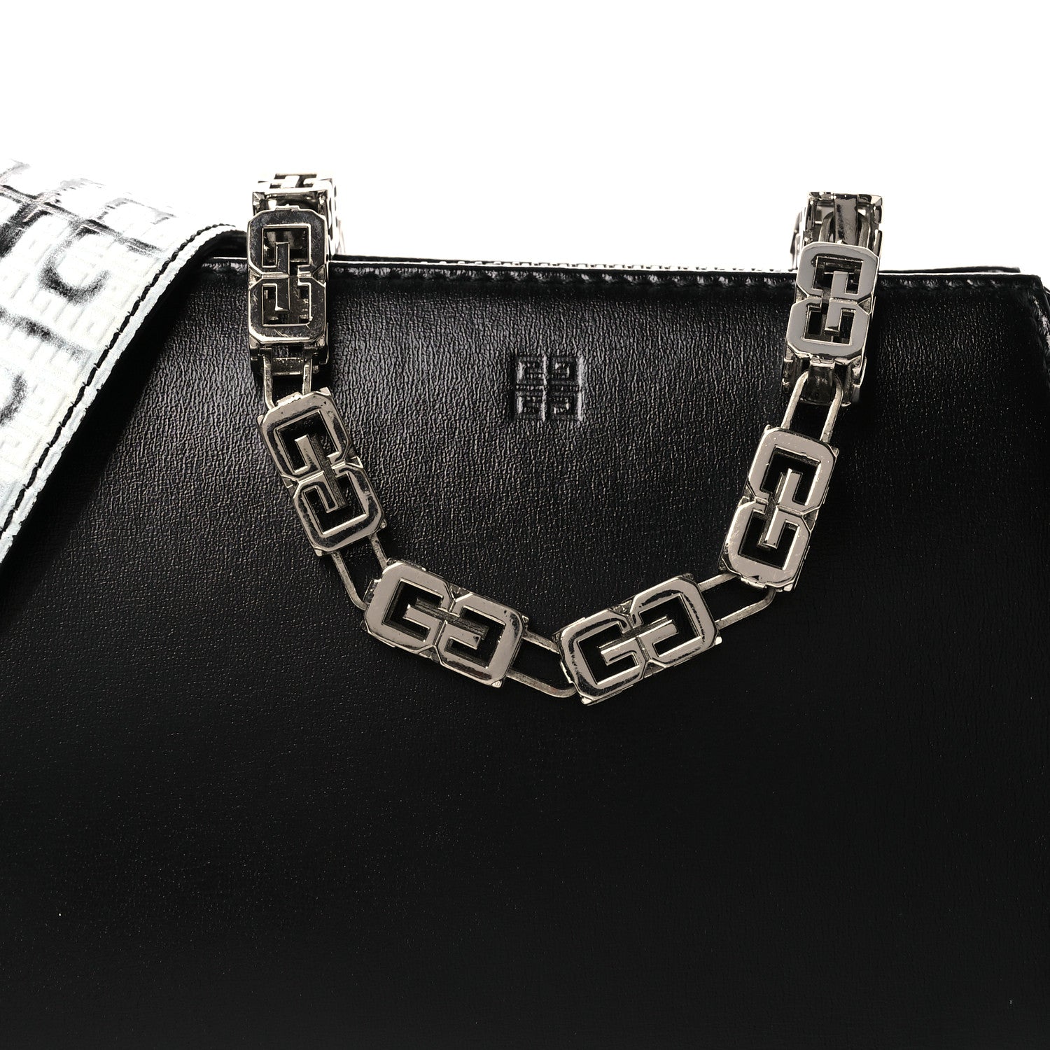 Givenchy X CHITO Box Calfskin 4G Printed XS Graffiti Antigona Black White 8 of 10