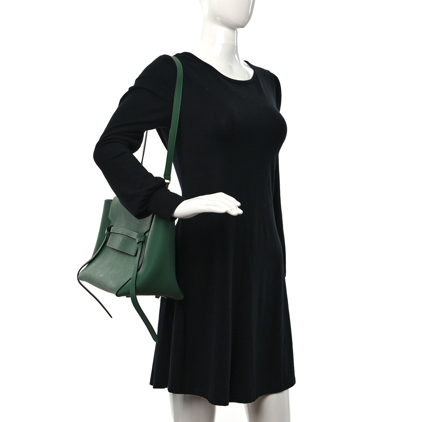 Grained Calfskin Mini Belt Bag Mint
