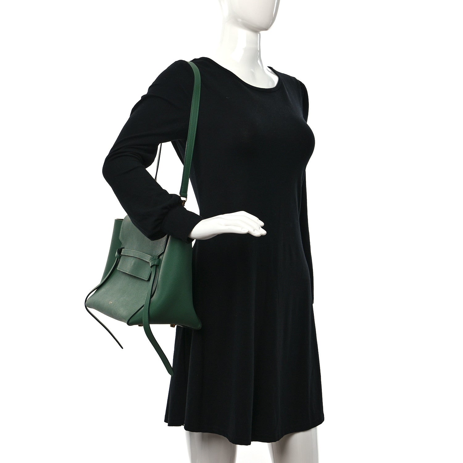 Celine Grained Calfskin Mini Belt Bag Mint 2 of 9