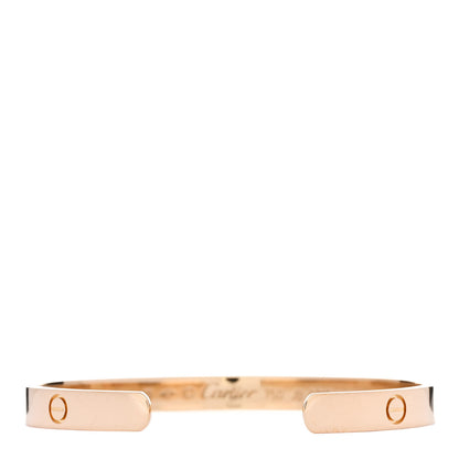 Cartier 18K Yellow Gold LOVE Cuff Bracelet 19 2 of 3