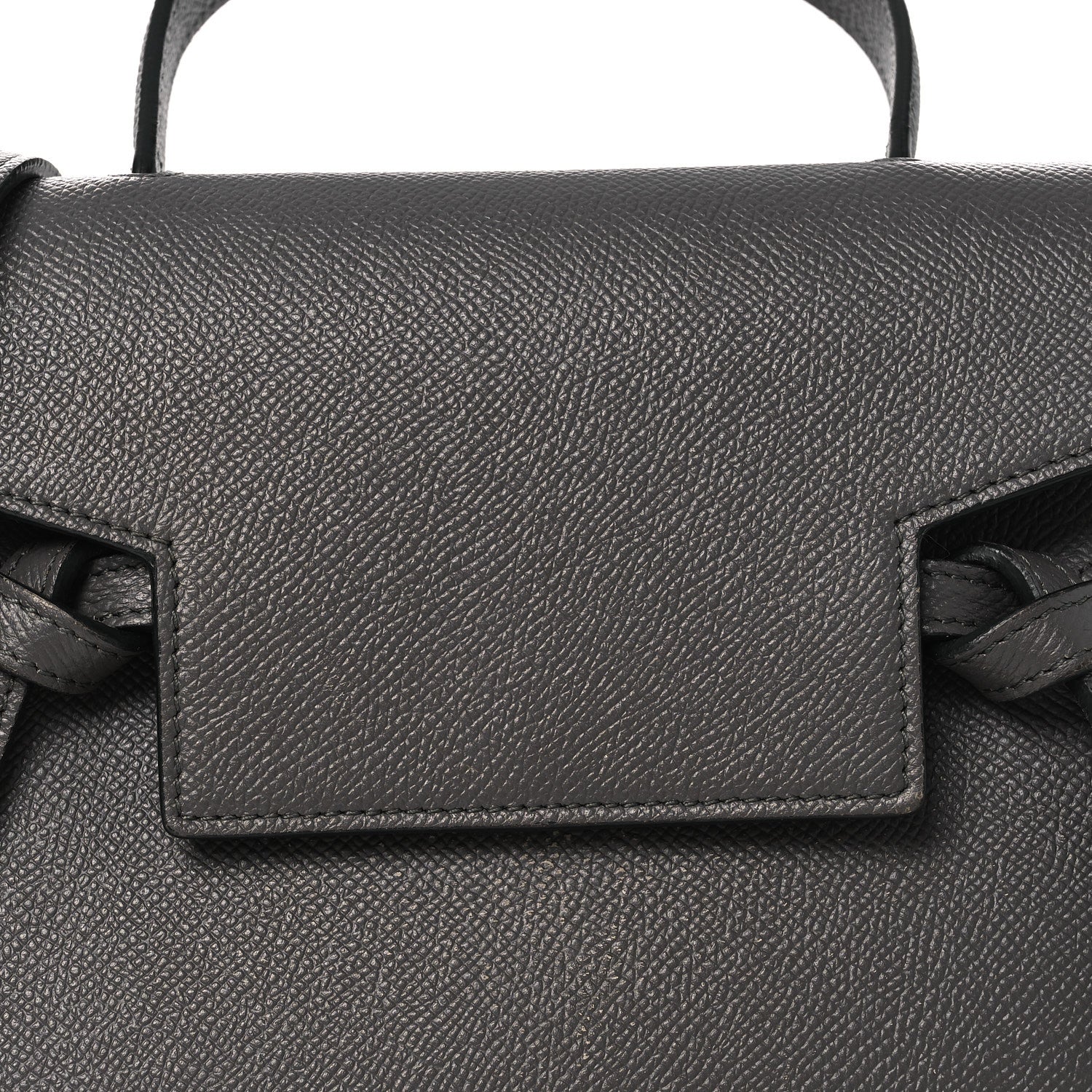 Celine Grained Calfskin Nano Belt Bag Grey 7 of 12