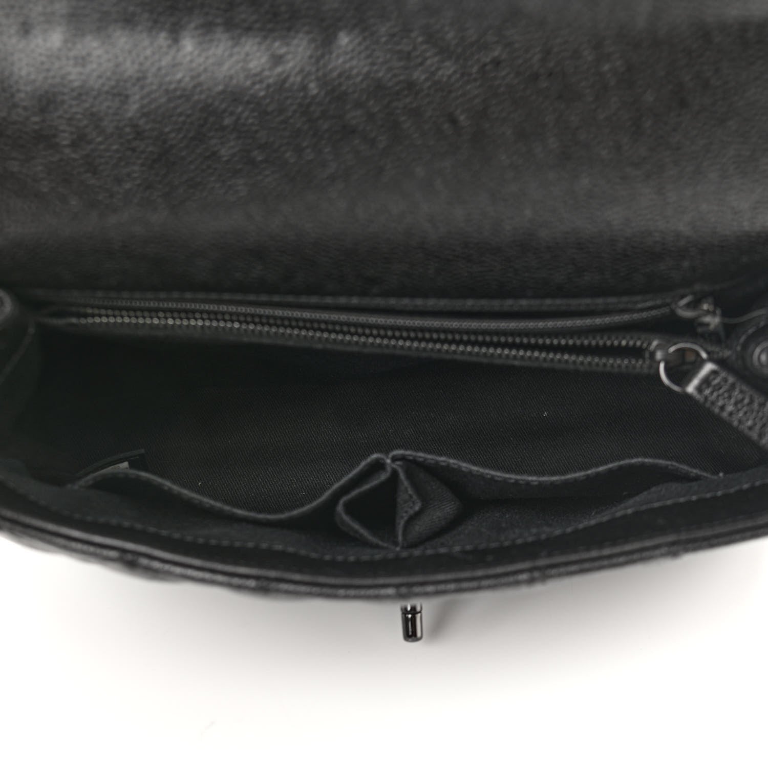 Chanel Caviar Quilted Small Coco Handle Flap So Black 5 of 10