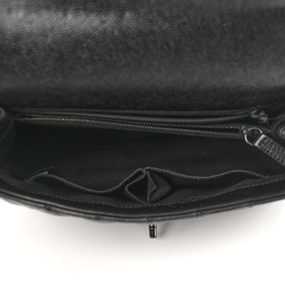 Chanel Caviar Quilted Small Coco Handle Flap So Black 5 of 10