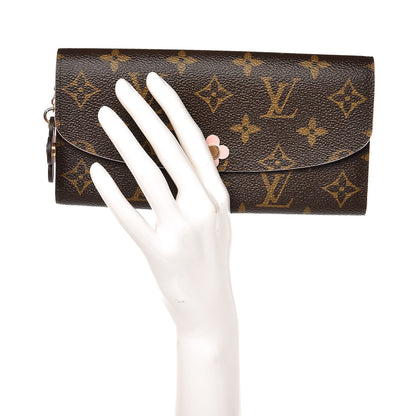 Louis Vuitton Monogram Bloom Flower Emilie Wallet 2 of 7