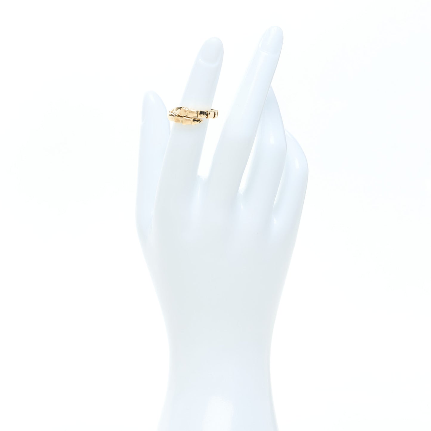 18K Rose Gold Serpenti Viper Ring XS