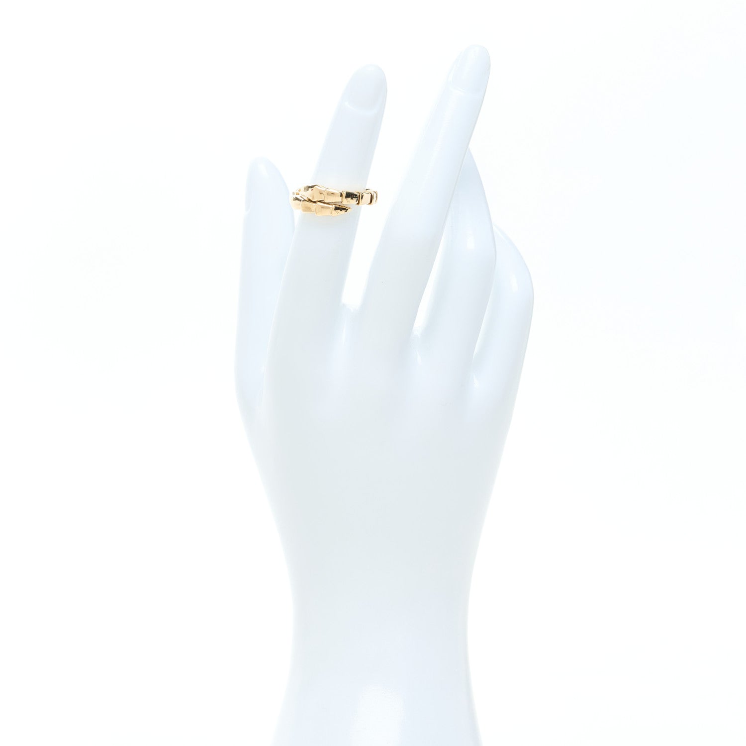 Bulgari 18K Rose Gold Serpenti Viper Ring XS 2 of 5