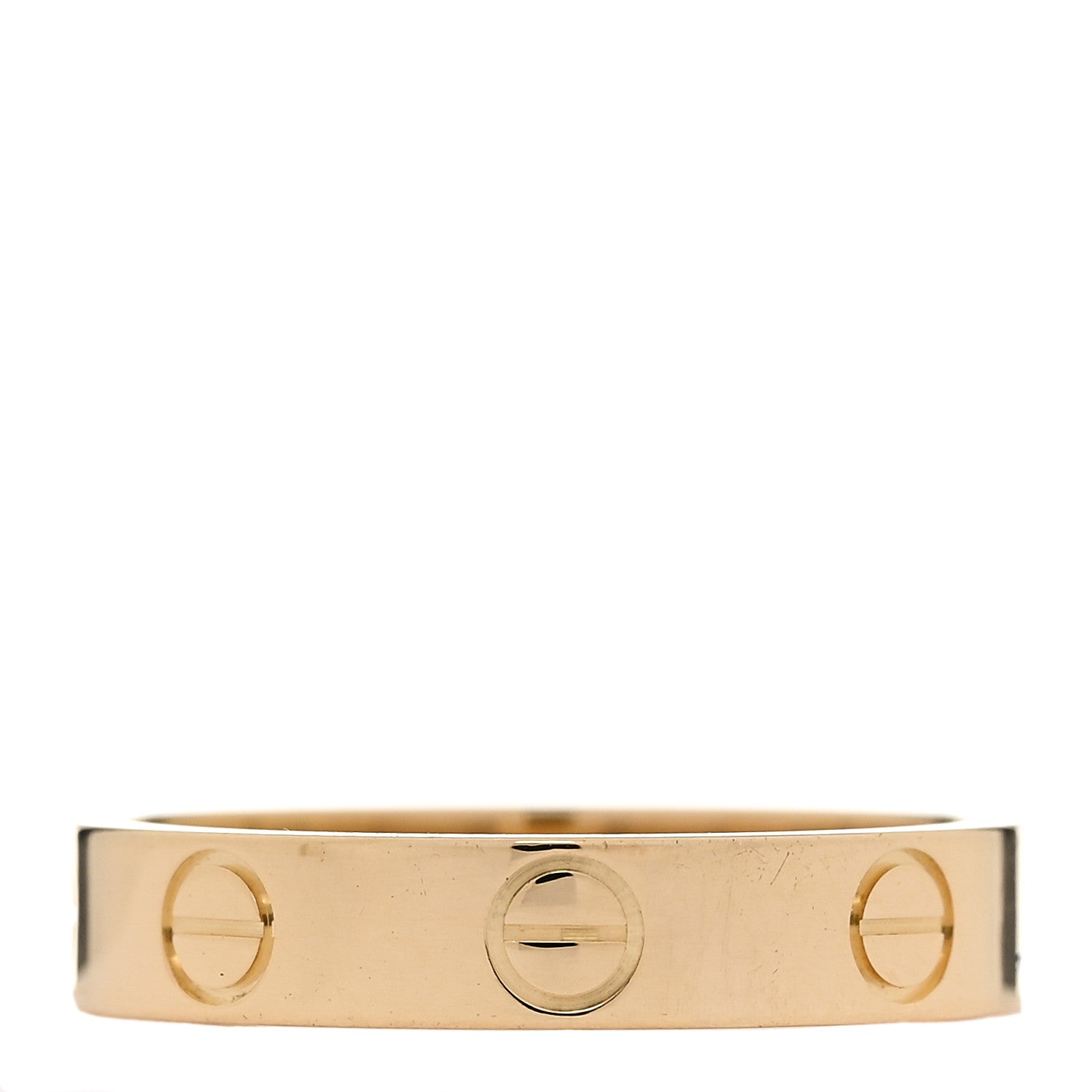 Cartier 18K Yellow Gold 3.5mm LOVE Wedding Band Ring 50 5.25 4 of 4