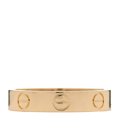 Cartier 18K Yellow Gold 3.5mm LOVE Wedding Band Ring 50 5.25 4 of 4