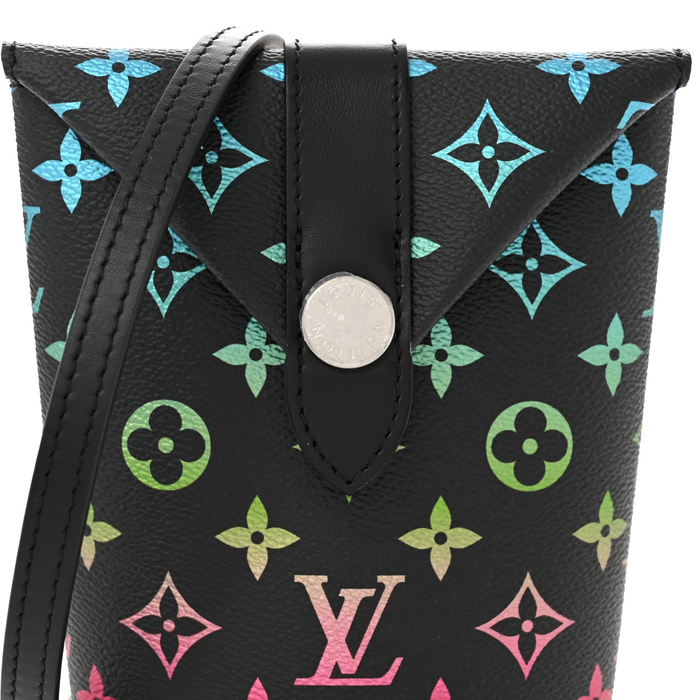 Monogram Envelope Pouch Gradient Black