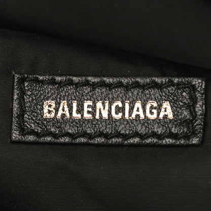 Balenciaga Sport Nylon Logo Paisley Print Wheel Belt Bag Navy Black 6 of 10