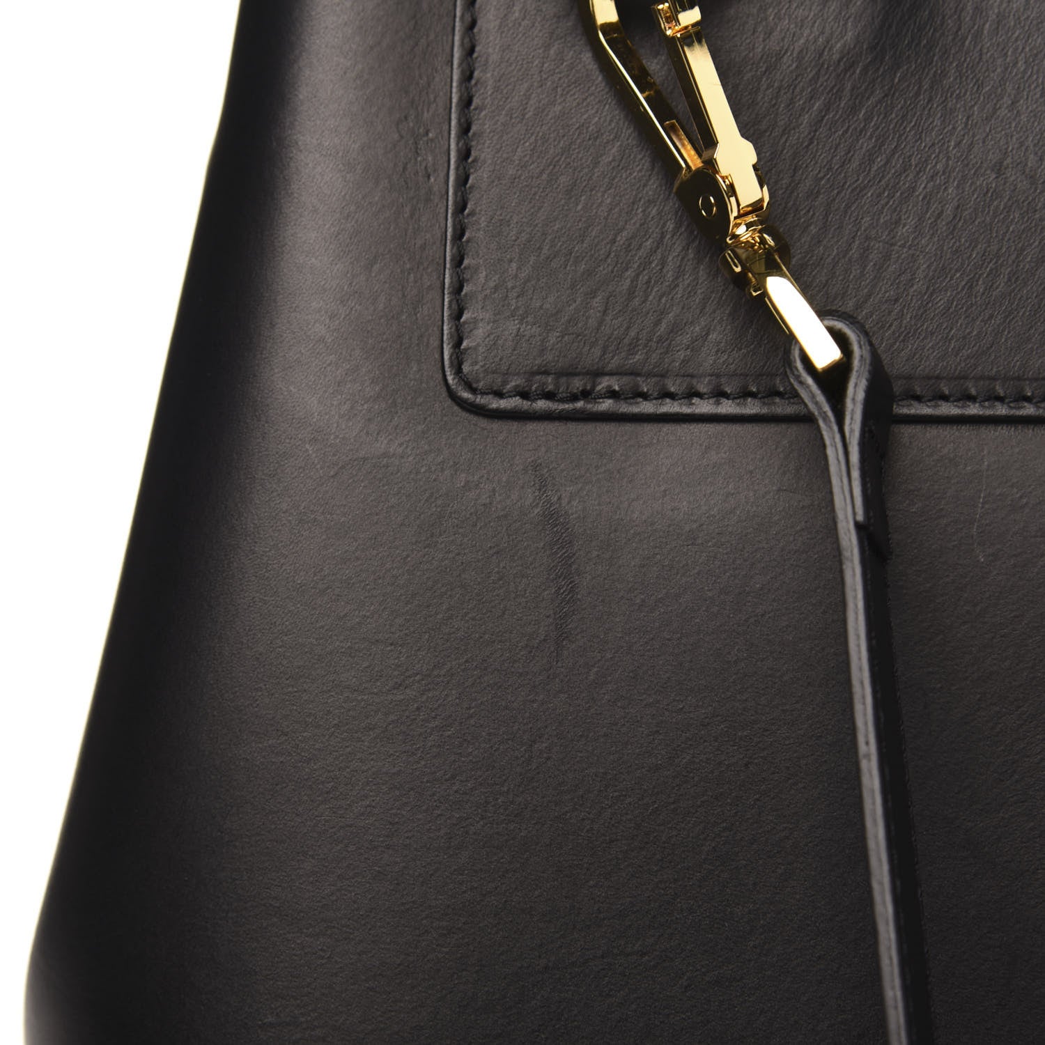 Mansur Gavriel Calfskin Lady Bag Black Royal 12 of 14