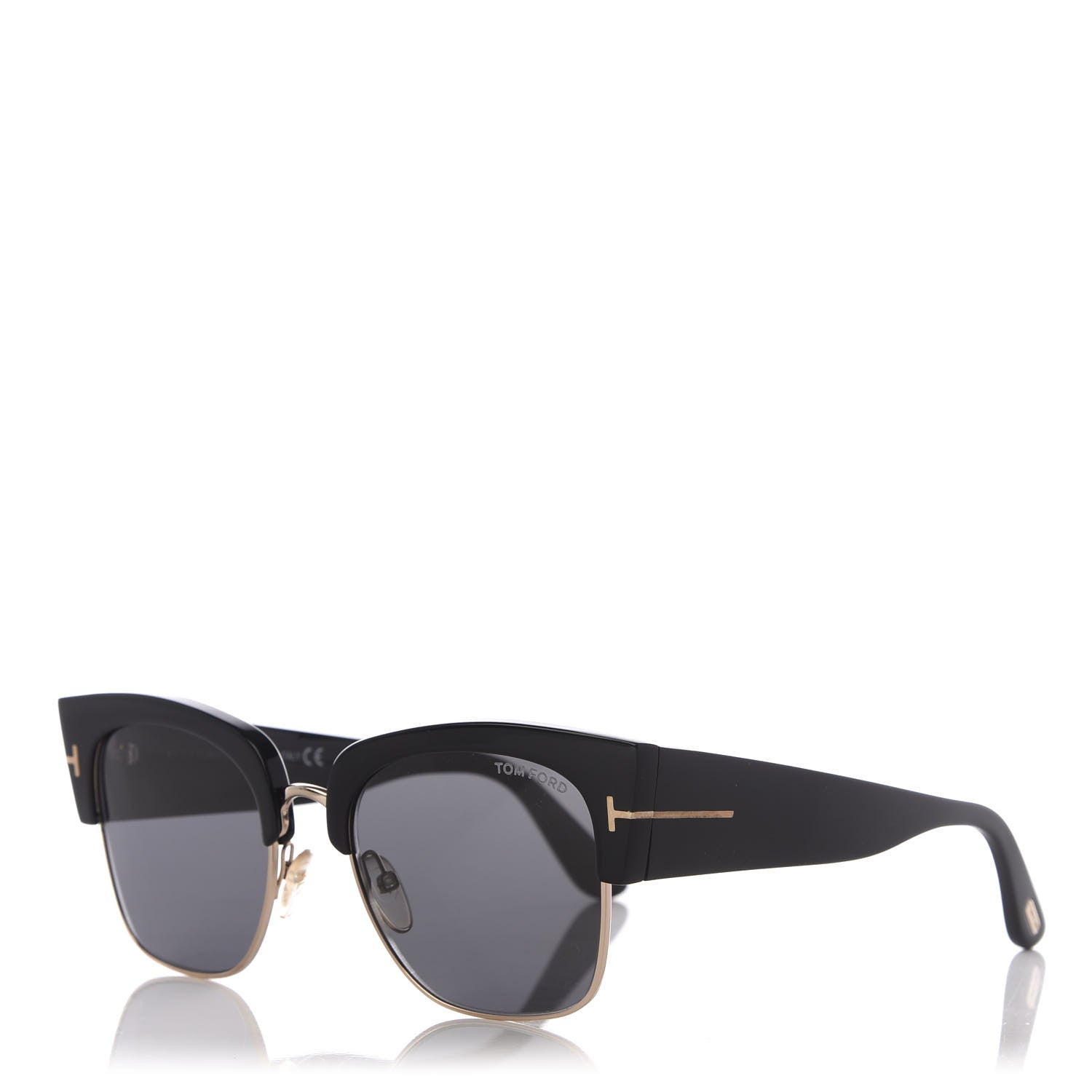 Tom Ford Dakota Sunglasses TF554 Black Gold 1 of 8