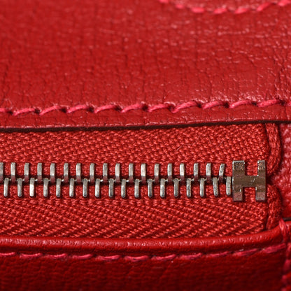 Hermes Taurillon Clemence Birkin 30 Rouge Garance 20 of 36