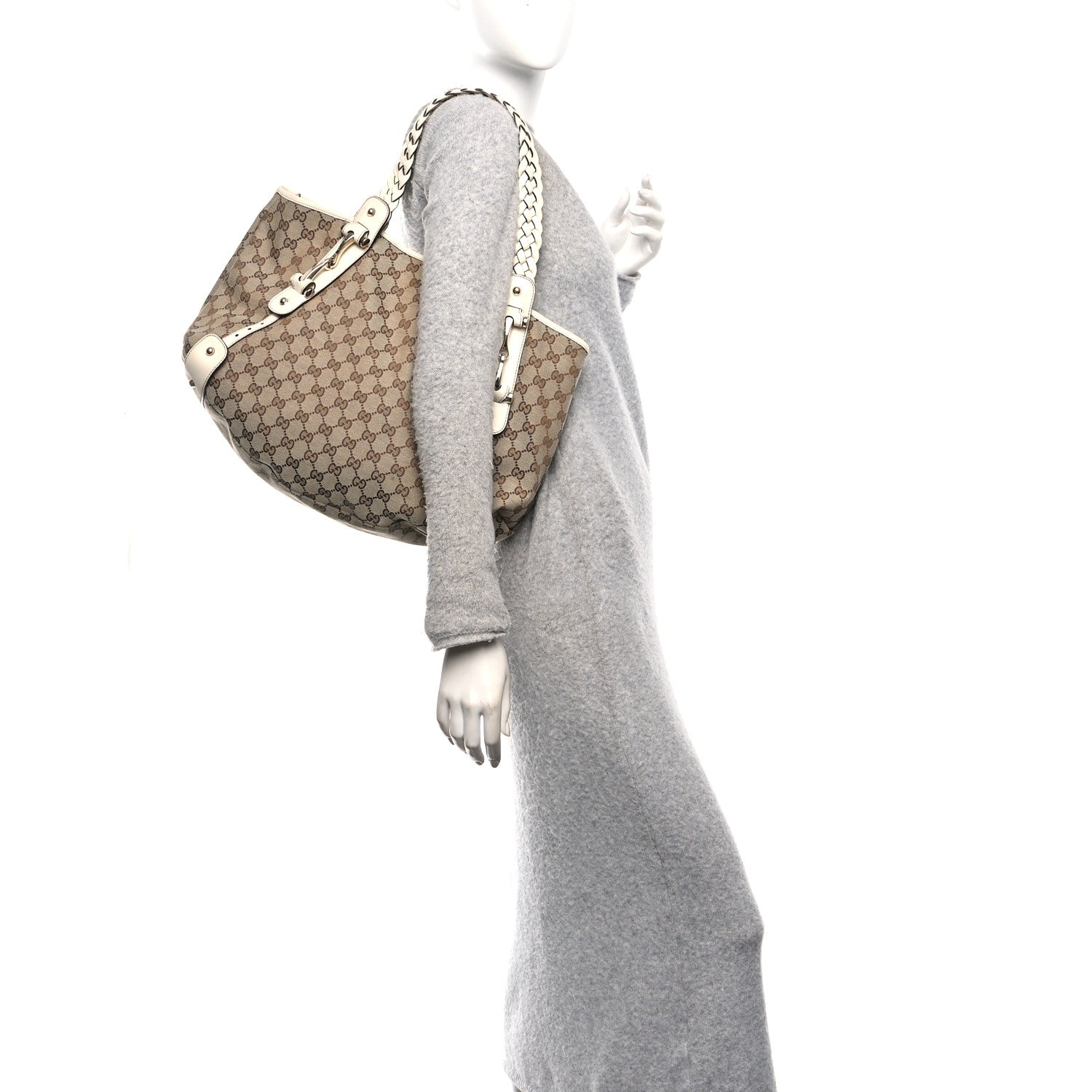 Gucci Monogram Medium Pelham Shoulder Bag Off White 1849650