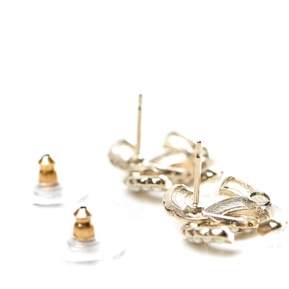 Chanel Pearl Queen of France CC Earrings Gold 3 of 5