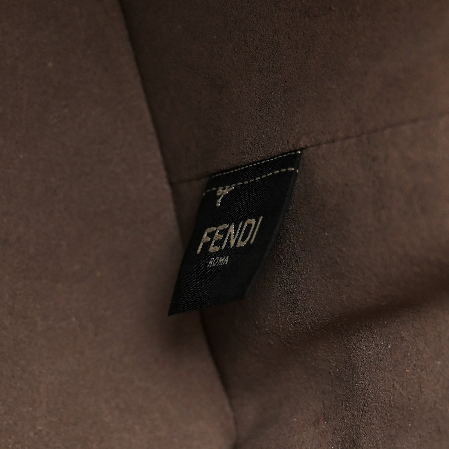 Fendi Vitello Grace F is Fendi Bi-Color FF 1974 Embossed Grande Mon Tresor Bucket Bag Maya Black Fragola 8 of 13