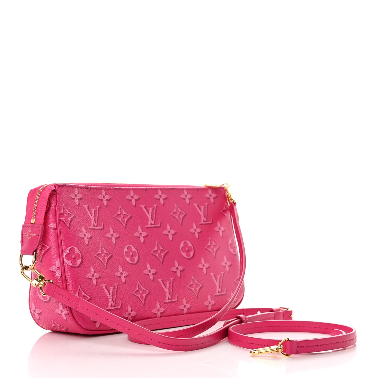 Monogram Fall For You Maxi Multi Pochette Accessories Fuchsia