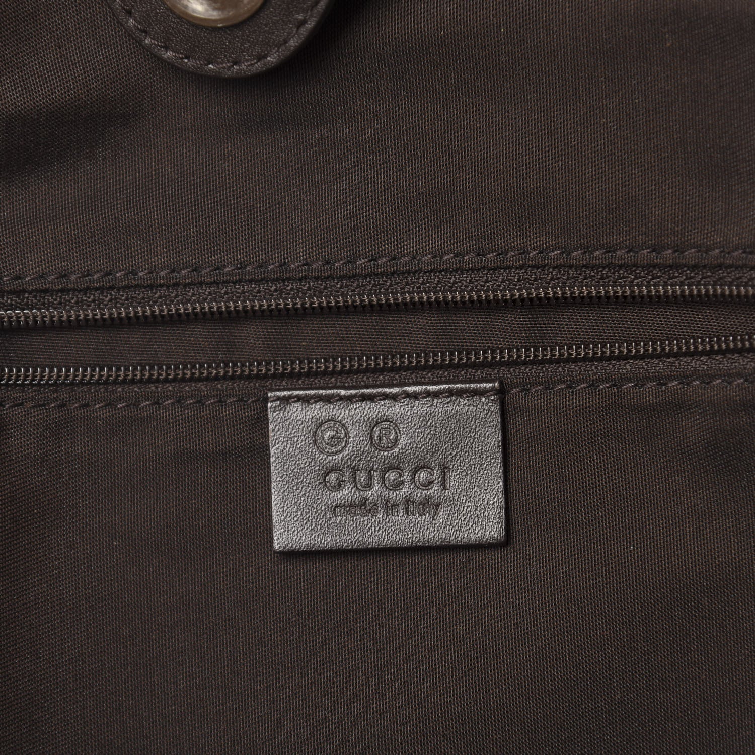 Gucci Monogram Large Sukey Tote Dark Brown 8 of 10