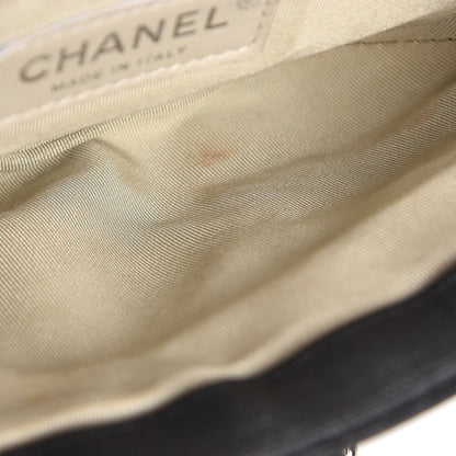 Chanel Washed Lambskin Quilted Mini Chain Around Flap Black 11 of 14