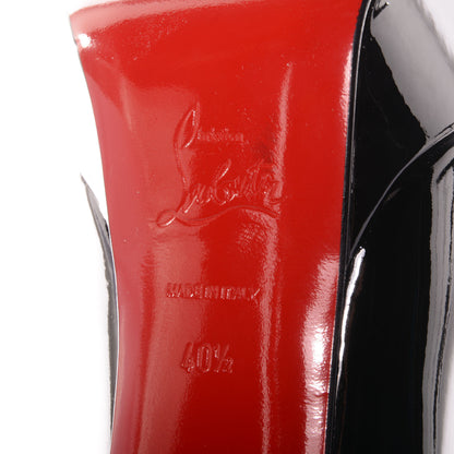 Christian Louboutin Patent Bianca 140 Pumps 40.5 Black 6 of 7