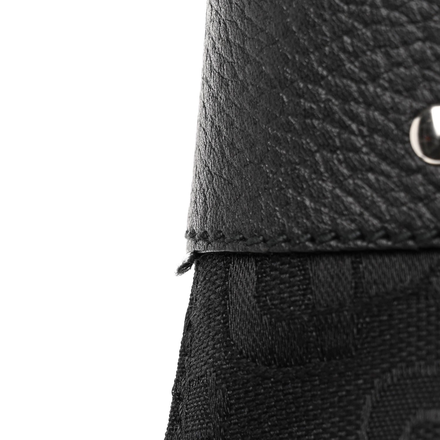 Gucci Canvas Horsebit Print Hobo Black 11 of 12