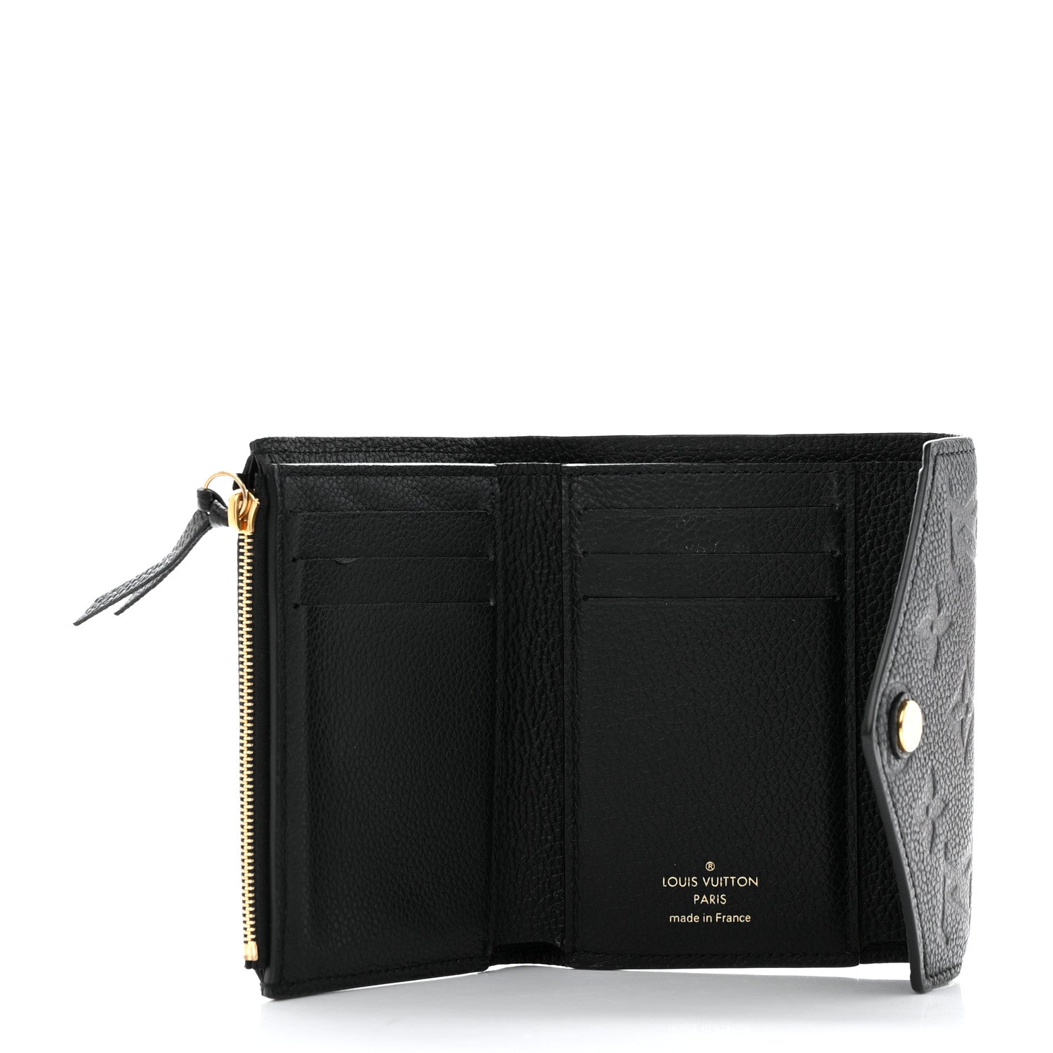 Louis Vuitton Empreinte Victorine Wallet Black 5 of 7