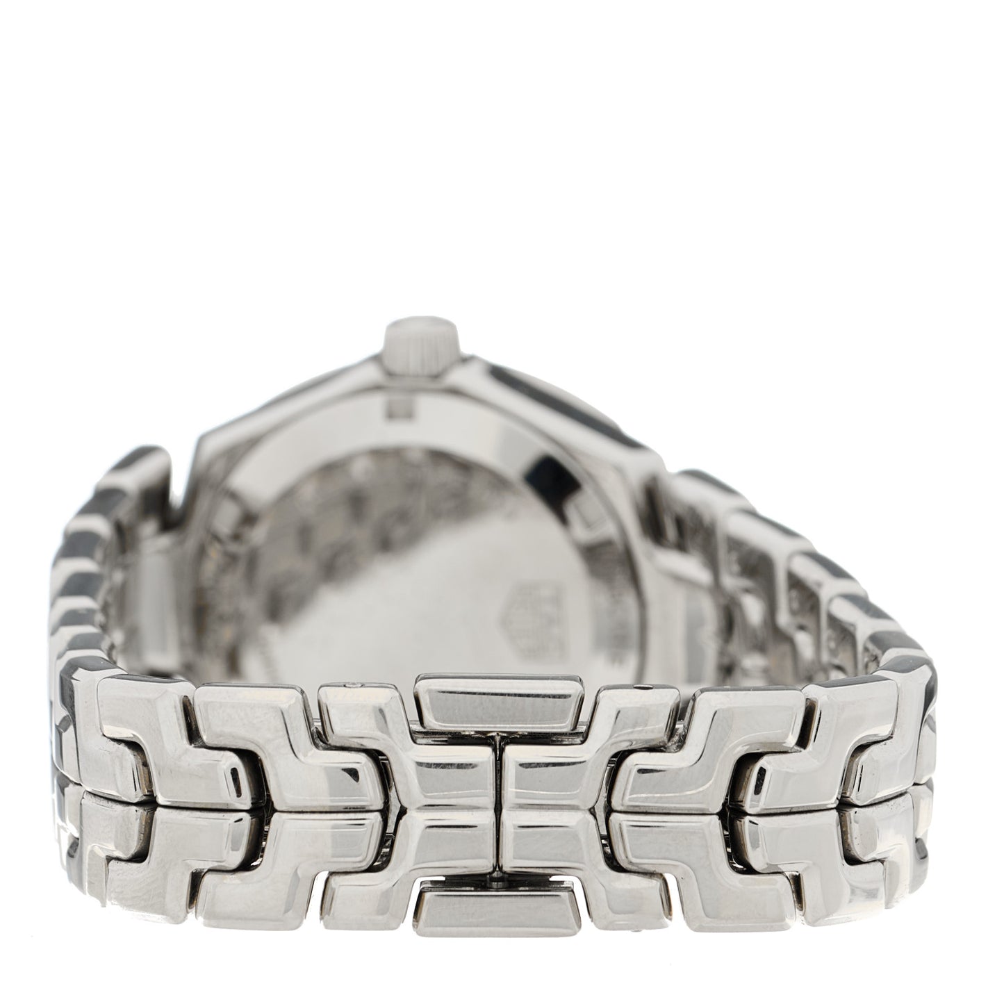 Stainless Steel Diamond 32mm Link Lady Quartz Watch Champagne WBC131E