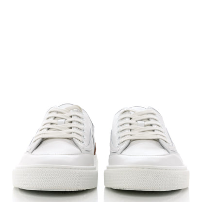 Hermes Calfskin Mens Get Sneakers 40 White 2 of 10