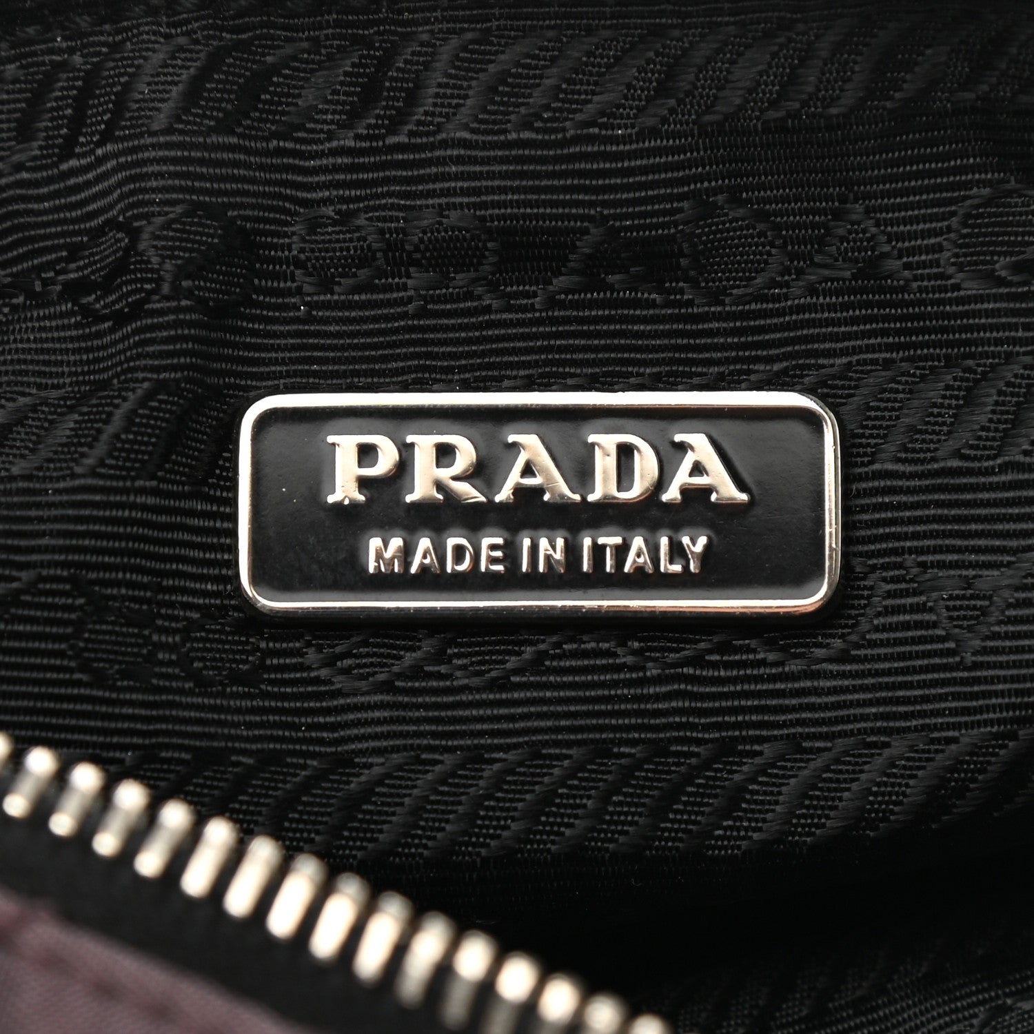Prada Tessuto Nylon Impunturato Quilted Chain Pochette 6 of 6