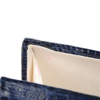 Nancy Gonzalez Crocodile Clutch Navy 9 of 9