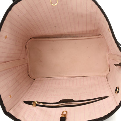 Louis Vuitton Damier Ebene Neo Neverfull MM Rose Ballerine 5 of 10