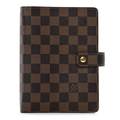 Louis Vuitton Damier Ebene Medium Ring Agenda Cover 1 of 10
