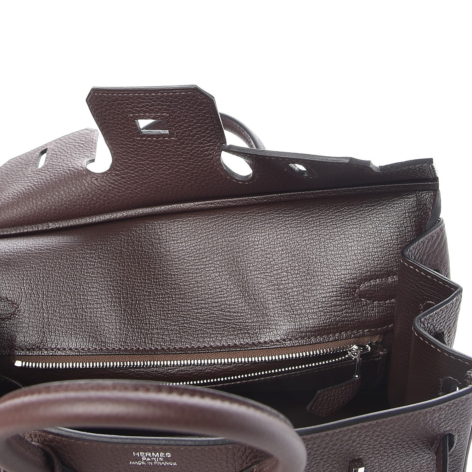 Hermes Togo Birkin 25 Chocolate 9 of 34