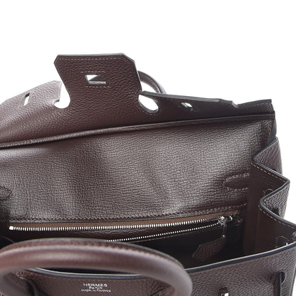 Hermes Togo Birkin 25 Chocolate 9 of 34