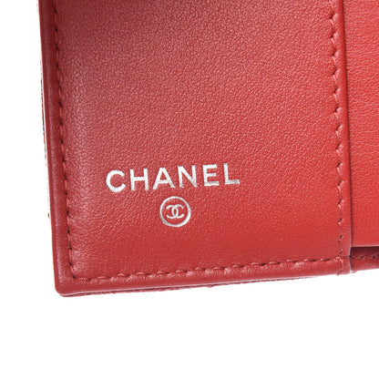 Chanel Caviar Quilted Small Boy Flap Wallet Red 7 of 10