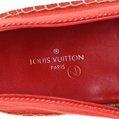 Louis Vuitton Canvas Waterfall Espadrille 36 Rouge 8 of 9