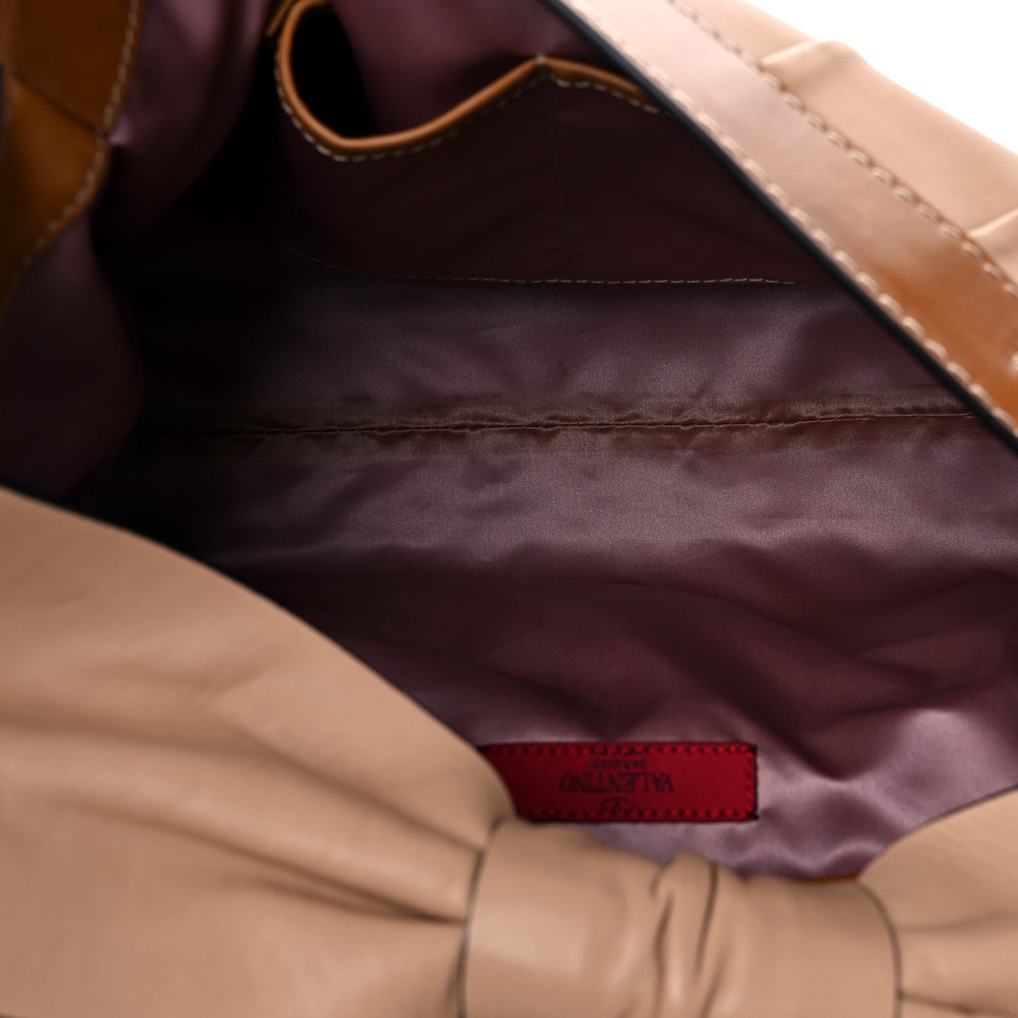 Nappa Large Aphrodite Bow Satchel Taupe