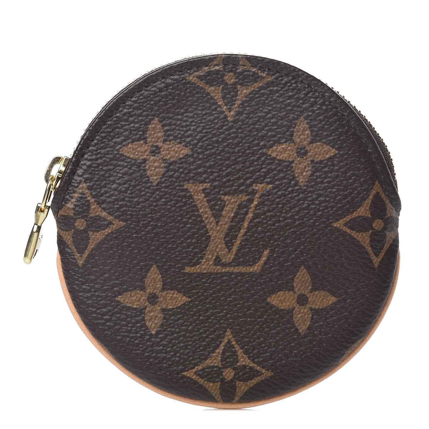 Monogram Round Coin Purse