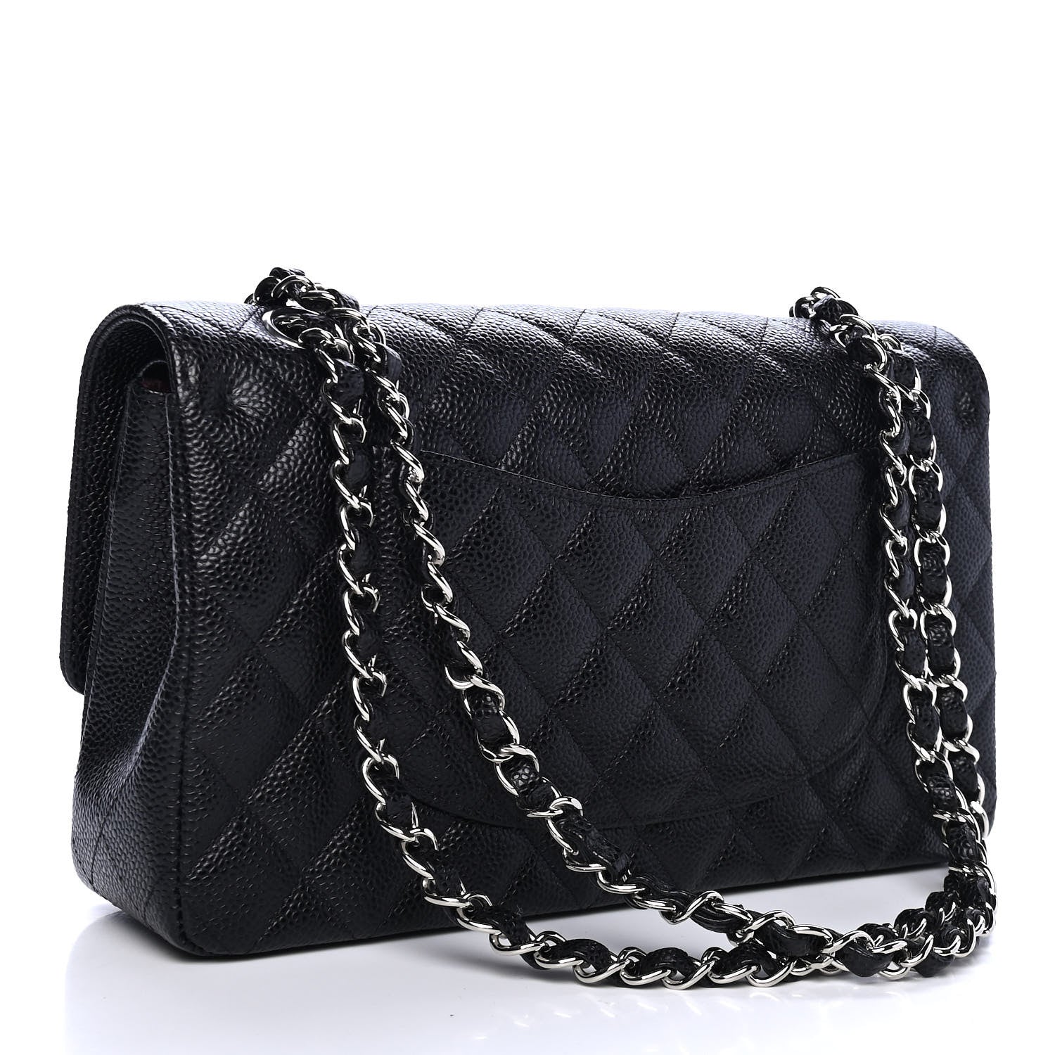 Chanel Caviar Quilted Medium Double Flap Black 2 of 4