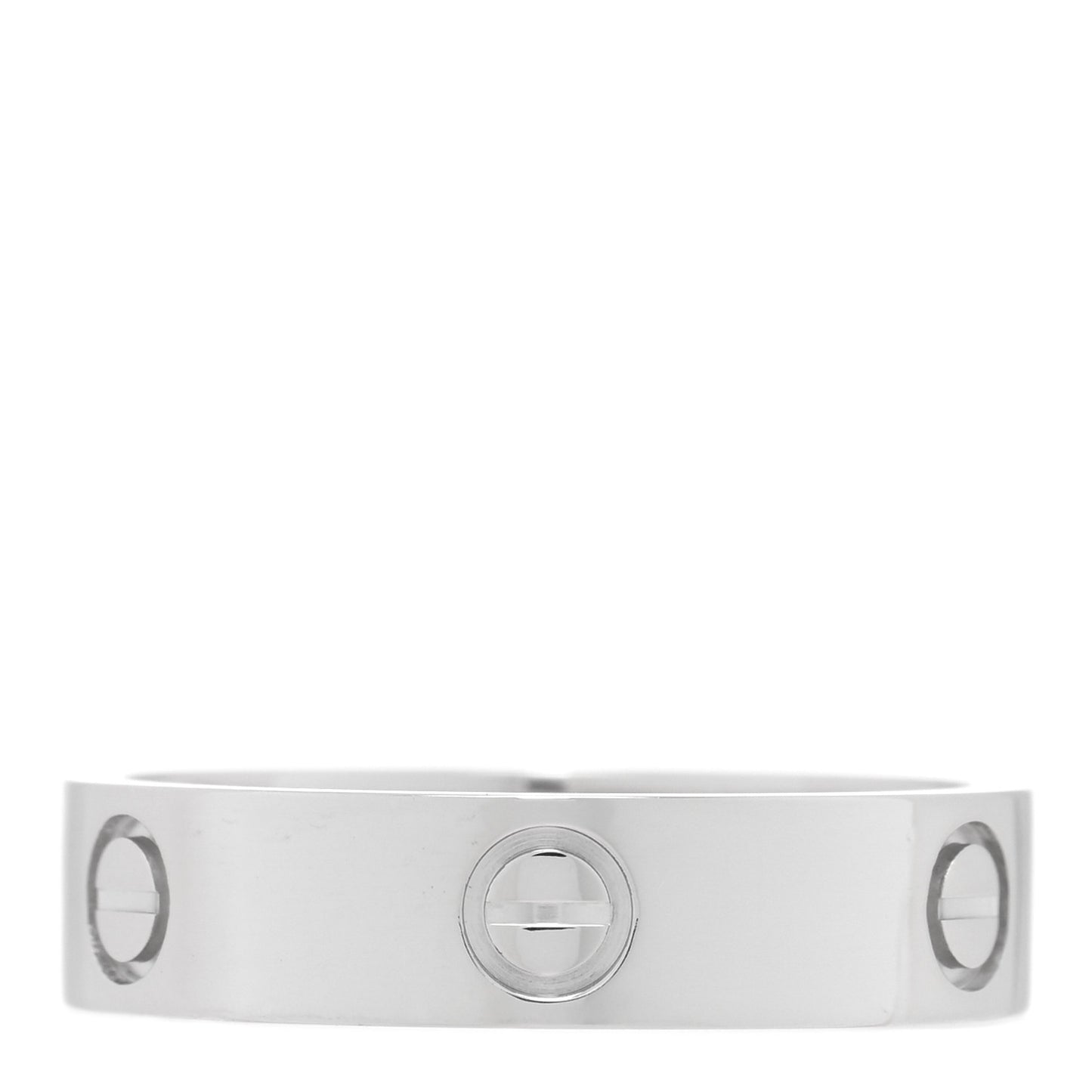 Platinum 5.5mm LOVE Ring 63 10.5